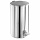 Ведро-контейнер для мусора (урна) Титан,  10л,  с педалью,  круглое,  металл, хром
