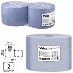 Бумага протирочная VEIRO (Система P1, P2), комплект 2 шт., Comfort, 1000 листов в рулоне, 24х35 см, 2-слойная, W201