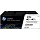 Картридж лазерный HP 410X CF410XD черный повышенной емкости оригинальный (двойная упаковка)