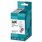 Лампа светодиодная IEK ECO А 11Вт E27 4000К 990Лм 230В LLE-A60-11-230-40-E27