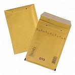 Конверт-пакеты с прослойкой из пузырчатой пленки (170×220 мм), крафт-бумага, отрывная полоса, КОМПЛЕКТ 100 шт. 