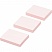 превью Блок-кубик Attache с клейким краем 38х51 мм розовый 3 блокнота по 100 листов