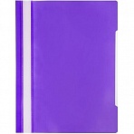 Скоросшиватель пластиковый Attache Элементари до 100 листов фиолетовый (толщина обложки 0.15/0.18 мм, 10 штук в упаковке)