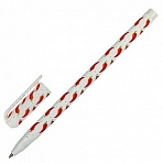Ручка шариковая BRAUBERG SOFT TOUCH STICK «CHILI PEPPER», СИНЯЯ, мягкое покрытие, узел 0.7 мм