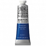 Краска масляная художественная Winsor&Newton «Winton», 37мл, туба, фтало синий