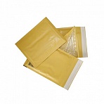 Конверт-пакеты с прослойкой из пузырчатой пленки (150×210 мм), крафт-бумага, отрывная полоса, КОМПЛЕКТ 10 шт. 