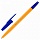 Ручка шариковая BRAUBERG «ORANGE Line», СИНЯЯ, корпус оранжевый, узел 1 мм, линия письма 0.5 мм, 143331