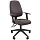 Кресло оператора Chairman 696 LT, спинка ткань-сетка серая/сиденье ткань черная, регулировка по высоте