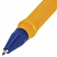 превью Ручка шариковая масляная BRAUBERG «Oil Sharp», корпус оранжевый, толщина письма 0.5 мм, синяя