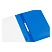 превью Папка-скоросшиватель пластик. СТАММ А4, 180мкм, синяя с прозр. верхом