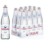 Вода TASSAY негазированная стекло 0.5 12шт/уп