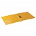 превью Папка с боковым металлическим прижимом и внутренним карманом BRAUBERG "Contract", желтая, до 100 л., 0,7 мм