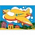 превью Картина по номерам для малышей ВЕСЕЛЫЕ КАРТИНКИ Южный самолет набор Ркн-088