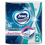 Полотенца бумажные бытовые 2-х слойные 2 рулона (2×14 м), ZEWA Premium Decor