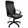 Кресло руководителя BRABIX «Strike EX-525», экокожа черная, ткань черная, TW
