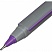 превью Уценка. Ручка шариковая Attache Meridian синяя (серо-фиолетовый корпус, толщина линии 0.35 мм)