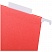 превью Подвесная папка OfficeSpace А4 (310×240мм), красная