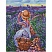 превью Алмазная мозаика ТРИ СОВЫ «Лавандовое лето», 30×40см, холст на деревянном подрамнике, картонная коробка с пластиковой ручкой