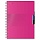Бизнес-тетрадь Attache Digital A4 140 листов розовый в клетку на спирали (225×300 мм)
