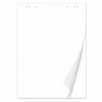 Блокнот для флипчарта BRAUBERG, 50 листов, чистые, 67.5×98 см, 80 г/м2