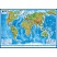 превью Настенная карта Мир физическая Globen, 1:25млн,1200×780мм, в тубусе, КН049