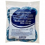 Резинка универсальная 100г 40 мм КонтинентПак (1.7×1.6 мм синяя)