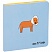 превью Флажки-закладки и самоклеящиеся блоки в наборе MESHU «Cute dog», 74×74мм, 60×15мм, 25л., европодвес