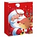 превью Пакет подарочный (1 штука) новогодний, 18×10х23 см, «Christmas Animals», ассорти, ЗОЛОТАЯ СКАЗКА