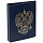 Альбом для монет OfficeSpace «Символика России» формат Optima, 230×270 на кольцах, синий, 10л., иск. кожа