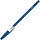 Ручка шариковая Attache Slim синяя (полупрозрачный корпус, толщина линии 0.38 мм)