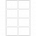 превью Этикетки самоклеящиеся Avery Zweckform Living всепогодные белые 47.5×35 мм (8-4 штуки на листе A4, 24 листа в упаковке)