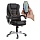 Кресло офисное BRABIX «Comfort MS-003»6 массажных модулейэкокожачерное532521