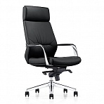 Кресло для руководителя Easy Chair 570 МL черное (кожа, металл)