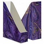 Вертикальный накопитель Attache Selection Fluid картон фиолетовый ширина 75 мм