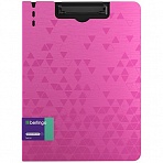 Папка-планшет с зажимом Berlingo «Neon» A4, пластик (полифом), 1800мкм, розовый неон