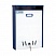 превью Ящик почтовый ЯП-1 1-секционный металлический белый/синий (240 x 85 x 350 мм)