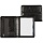 Папка из кожзаменителя на молнии, 380×285×50 мм, черная