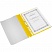 превью Папка-скоросшиватель Attache прозрачная пластиковая A4 желтая 10 штук в упаковке (верхний лист 0.13 мм, нижний лист 0.15 мм, до 100 листов)