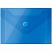 превью Папка-конверт на кнопке OfficeSpace, А7 (74×105мм), 150мкм, полупрозрачная, синяя