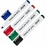 превью Набор маркеров для досок Attache Accent 4 цвета (скошенный наконечник, толщина линии 1-5 мм)