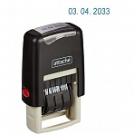 Датер автоматический пластиковый Attache 7810 (шрифт 3 мм, месяц обозначается цифрами, оттиск 3×20 мм)