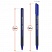 превью Ручка шариковая Berlingo «Twin», синяя, 0.7, игольчатый стержень