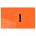 превью Папка на 2 кольцах Berlingo «Neon», 24мм, 1000мкм, оранжевый неон, D-кольца, с внутр. карманом