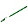 Ручка шариковая СТАММ «555» зеленая, 0.7мм, тонированный корпус