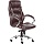 Кресло для руководителя EChair-628 TR коричневое (рециклированная кожа/пластик)