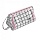 Пенал-косметичка BRAUBERG с ручкой, 1 откидная планка, полиэстер, 22×10×8 см, «Checkered white»
