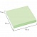 превью Блок самоклеящийся (стикер) BRAUBERG, 76×76 мм, 100 л., зеленый