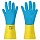 Перчатки неопреновые ЛАЙМА НЕОПРЕН EXPERT, 95 г/пара, химически устойчивые, х/б напыление, L (большой)
