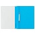 превью Папка-скоросшиватель пластик. СТАММ А4, 160мкм, голубая с прозр. верхом