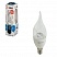 превью Лампа светодиодная ЭРА, 7 (60) Вт, цоколь E14, «прозрачная свеча на ветру», холодный белый свет, LED smdBXS-7w-840-E14-Clear